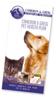 Cameron & Greig Pet Health Plan Brochure